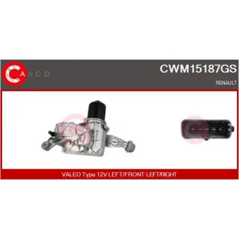 Moteur d'essuie-glace CASCO OEM 288102466R