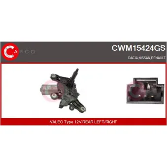 Moteur d'essuie-glace CASCO [CWM15424GS]