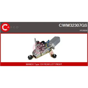 Moteur d'essuie-glace CASCO [CWM32307GS]