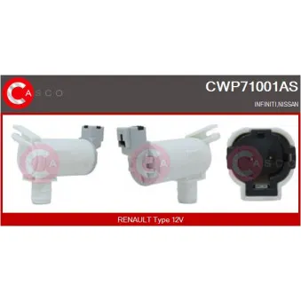 CASCO CWP71001AS - Pompe d'eau de nettoyage, nettoyage des vitres