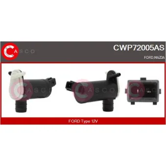 Pompe d'eau de nettoyage, nettoyage des vitres CASCO CWP72005AS