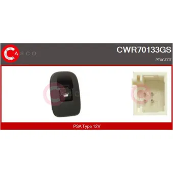 Interrupteur, lève-vitre CASCO [CWR70133GS]