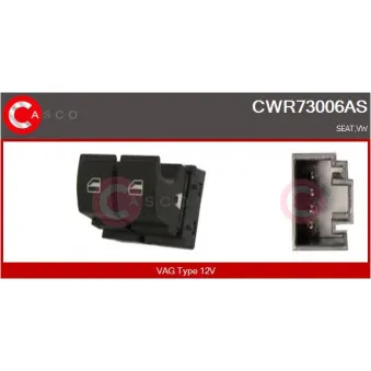 Interrupteur, lève-vitre CASCO CWR73006AS