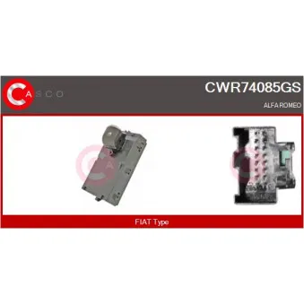 CASCO CWR74085GS - Interrupteur, lève-vitre avant droit