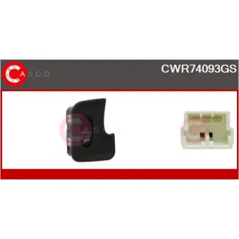 CASCO CWR74093GS - Interrupteur, lève-vitre