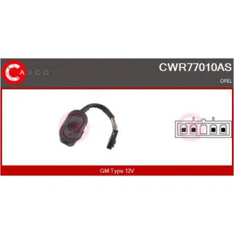 CASCO CWR77010AS - Interrupteur, lève-vitre