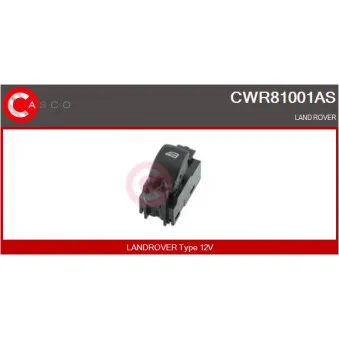 CASCO CWR81001AS - Interrupteur, lève-vitre