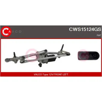 CASCO CWS15124GS - Système de nettoyage des vitres