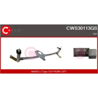 CASCO CWS30113GS - Système de nettoyage des vitres