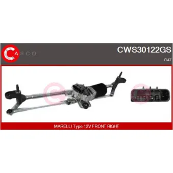 CASCO CWS30122GS - Système de nettoyage des vitres