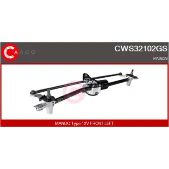 CASCO CWS32102GS - Système de nettoyage des vitres