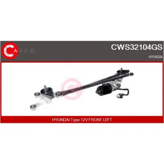 Système de nettoyage des vitres CASCO [CWS32104GS]