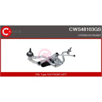 CASCO CWS48103GS - Système de nettoyage des vitres