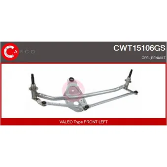 CASCO CWT15106GS - Tringlerie d'essuie-glace