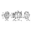 AVA QUALITY COOLING AIAK401 - Compresseur, climatisation