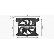 AVA QUALITY COOLING AL7528 - Ventilateur, refroidissement du moteur