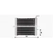 Radiateur, refroidissement du moteur AVA QUALITY COOLING [AU2334]