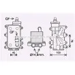 Radiateur d'huile de boîte automatique AVA QUALITY COOLING [BW3560H]