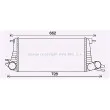 Intercooler, échangeur AVA QUALITY COOLING [BW4577]