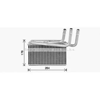Système de chauffage AVA QUALITY COOLING BW6599