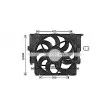 Ventilateur, refroidissement du moteur AVA QUALITY COOLING [BW7591]