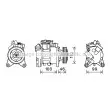 AVA QUALITY COOLING BWAK489 - Compresseur, climatisation