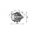 AVA QUALITY COOLING CN8316 - Moteur électrique, pulseur d'air habitacle