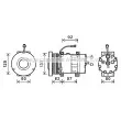 AVA QUALITY COOLING CPAK016 - Compresseur, climatisation