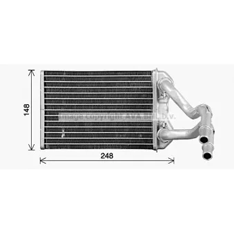 Système de chauffage AVA QUALITY COOLING OEM 5179475AA