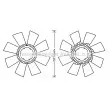 AVA QUALITY COOLING DFB061 - Roue du souffleur, refroidissementdu moteur