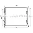 AVA QUALITY COOLING DN2424 - Radiateur, refroidissement du moteur