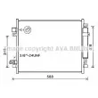 AVA QUALITY COOLING DN5428D - Condenseur, climatisation