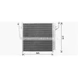 Condenseur, climatisation AVA QUALITY COOLING [DN5459D]