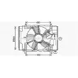 AVA QUALITY COOLING DN7538 - Ventilateur, refroidissement du moteur