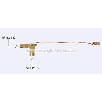 Détendeur, climatisation AVA QUALITY COOLING OEM 96340175 Détendeur, climatisation AVA QUALITY COOLING OEM 96340175