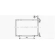 Condenseur, climatisation AVA QUALITY COOLING [FD5640]
