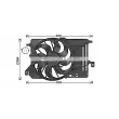 AVA QUALITY COOLING FD7685 - Ventilateur, refroidissement du moteur