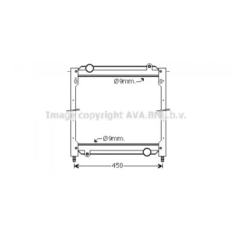 Radiateur, refroidissement du moteur AVA QUALITY COOLING OEM g339202050100