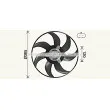 Ventilateur, refroidissement du moteur AVA QUALITY COOLING [FT7617]