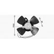 Ventilateur, refroidissement du moteur AVA QUALITY COOLING [FT7618]