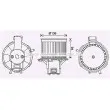 AVA QUALITY COOLING FT8465 - Moteur électrique, pulseur d'air habitacle