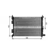 Radiateur, refroidissement du moteur AVA QUALITY COOLING [HY2494]