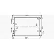 AVA QUALITY COOLING HY2495 - Radiateur, refroidissement du moteur