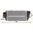 Intercooler, échangeur AVA QUALITY COOLING [HY4468]