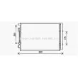 AVA QUALITY COOLING HY5448D - Condenseur, climatisation