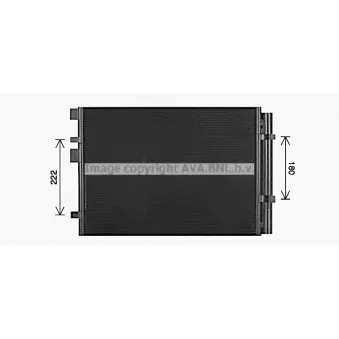 Condenseur, climatisation AVA QUALITY COOLING HY5481D