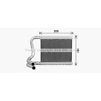Système de chauffage AVA QUALITY COOLING OEM 971384P000