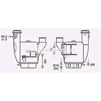 AVA QUALITY COOLING IV4137 - Intercooler, échangeur
