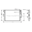 Radiateur, refroidissement du moteur AVA QUALITY COOLING [IVA2041]