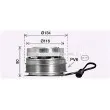 AVA QUALITY COOLING IVC157 - Embrayage, ventilateur de radiateur